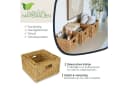 HMF Aufbewahrungskorb-Set aus Wasserhyazinthe mit Griffen (3 St) Bild 1