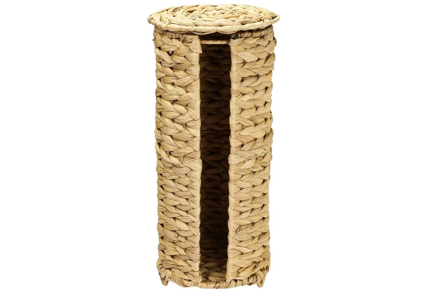 HMF Toilettenpapierhalter Wasserhyazinthe mit Deckel für 3 Rollen - Bild 2