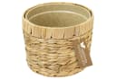 HMF Wasserhyazinthentopf Blumentopf geflochten mit Pflanztopf Bild 2