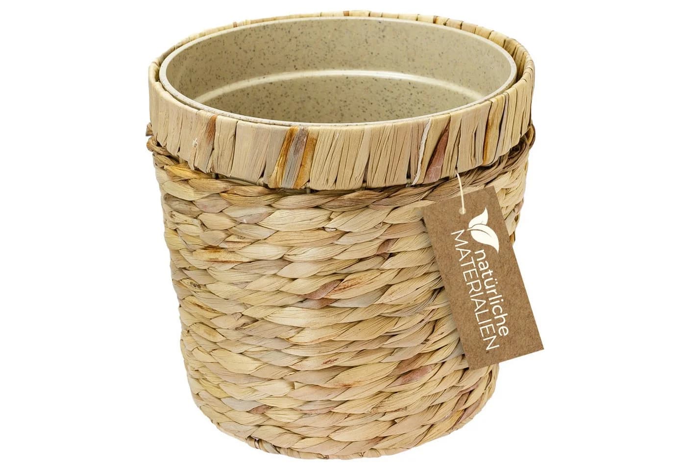 HMF Wasserhyazinthentopf Blumentopf mit Pflanztopf Nachhaltig - Bild 2
