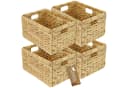 HMF Regalkorb Aufbewahrungskorb Beige Wasserhyazinthe Billy 35x25x20 cm Bild 2
