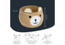 HMF Aufbewahrungskorb Bär Beige mit versteckten Griffen Bild 5