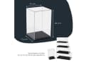 HMF Acryl Vitrine Transparent mit Spiegeleffekt Bild 5