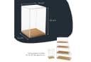 HMF Acryl Vitrine Transparent mit Eichenholzsockel Bild 5