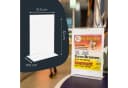 HMF Tischaufsteller Acryl DIN A4 Hochformat Glasklar Bild 5