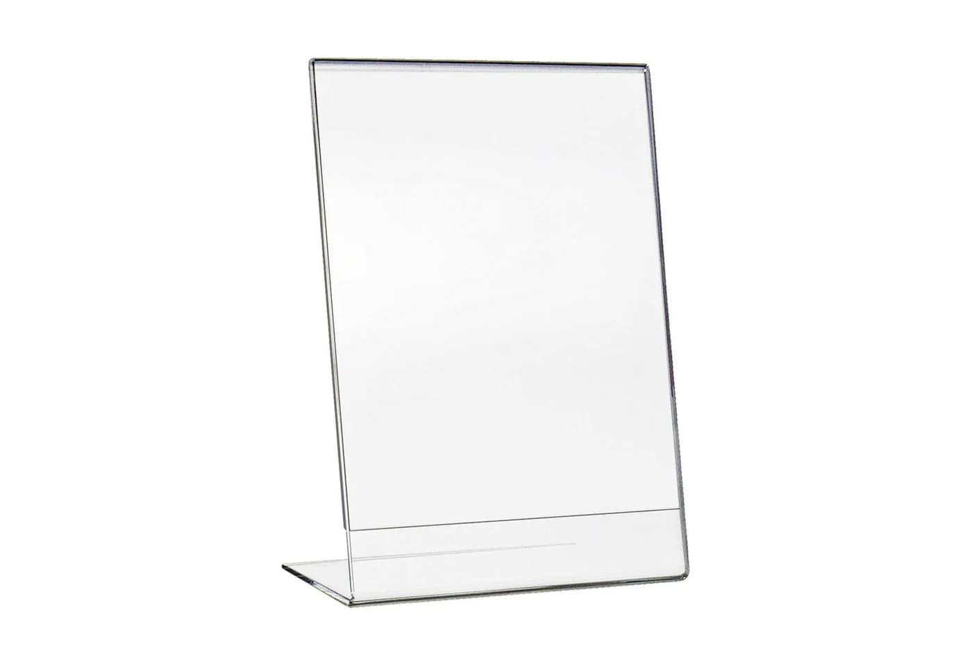 HMF Acryl Tischaufsteller Glasklar L-Ständer DIN A4 - Bild 2
