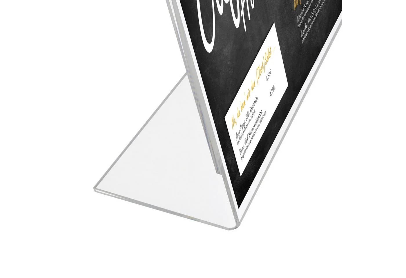 HMF Acryl Tischaufsteller 4693 Glasklar DIN A4 - Bild 3