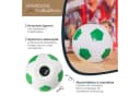 HMF Spardose Fußball Lederoptik mit Schloss Grün-Weiß Bild 1