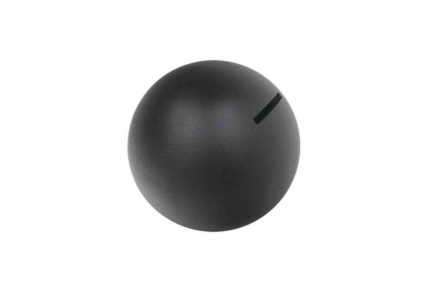HMF Spardose Kugel mit Schlüssel Schwarz Kunststoff - Bild 2
