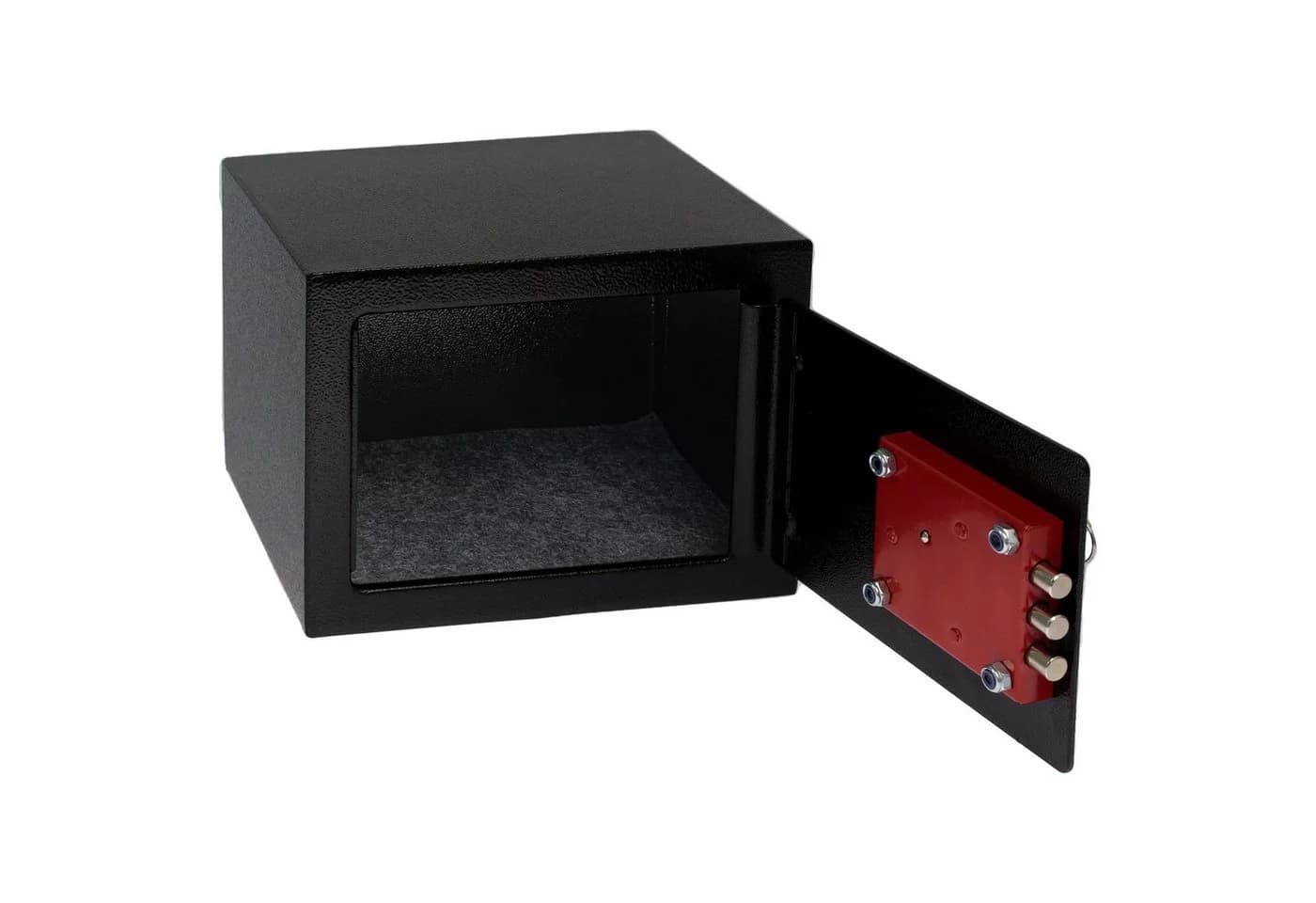 HMF Möbeltresor Safe mit Doppelbartschloss Schwarz - Bild 4