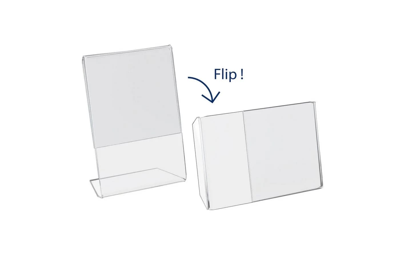 HMF Bilderrahmen 4695 Acryl Tischaufsteller DIN A4 Glasklar - Bild 4