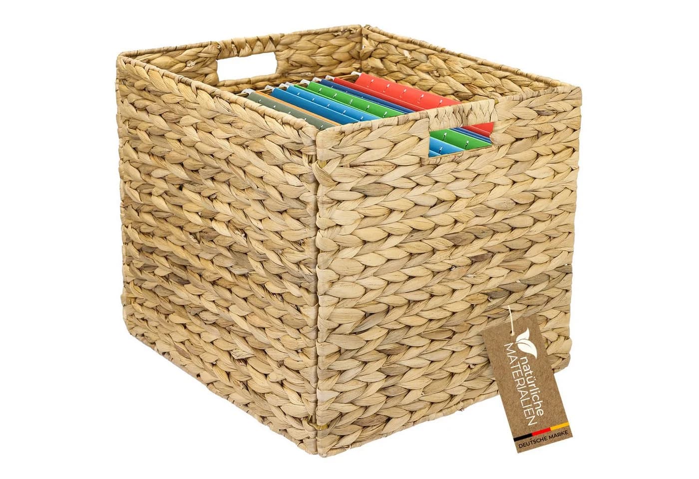 HMF Hängeregistraturbox Aufbewahrungskorb Wasserhyazinthe KALLAX - Bild 2