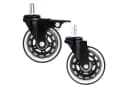 HMF Stuhlrolle 6810 mit Bremsfunktion Schwarz 5er Set Bild 3