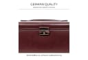 Friedrich23 Schmuckkasten Leder Classico Weinrot Bild 5