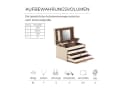 Friedrich23 Schmuckkasten Leder Cordoba Beige Bild 3