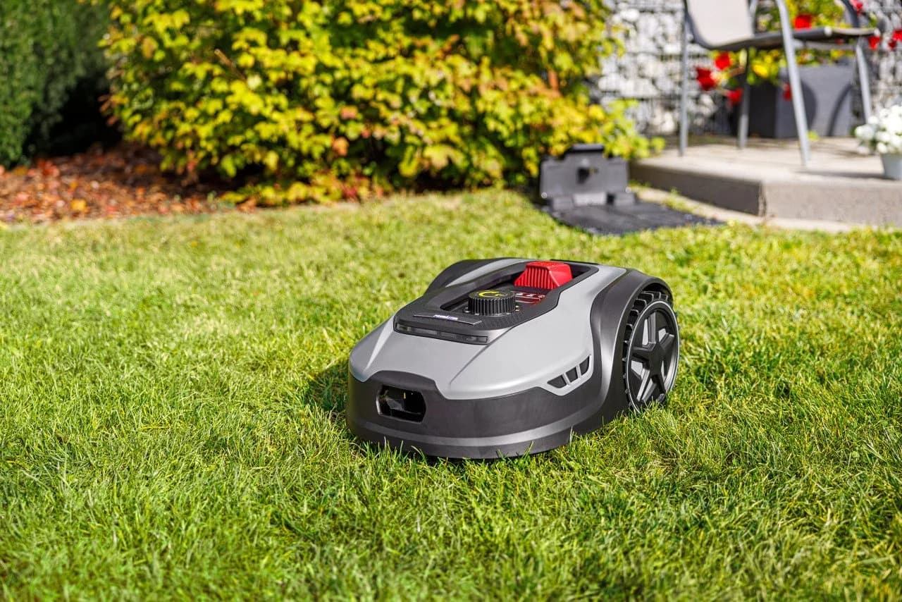 Primaster Mähroboter PMROM 600, 20 V, 18 cm, Grau/Schwarz