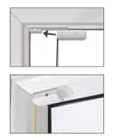 nodeko Klebe-Plissee 4 Stück transparente Klebehalter für Decomatic® Bild 4