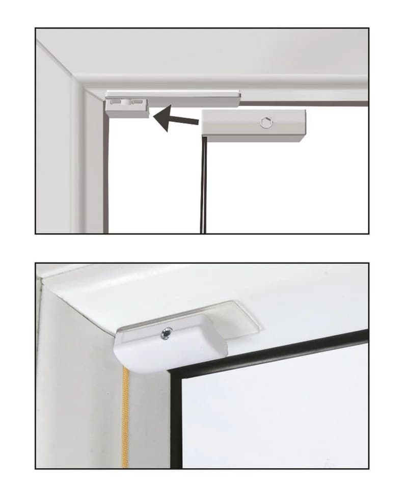 nodeko Klebe-Plissee 4 Stück transparente Klebehalter für Decomatic® - Bild 4