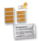 nodeko Klebe-Plissee 8 Stück Transparente Klebefolien mit Reinigungstuch Bild 2