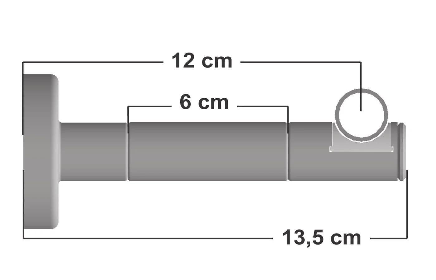 nodeko Gardinenstangenhalter mit Magnet weiß - Bild 4