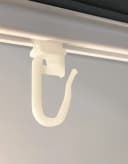 nodeko Gardinenhaken Faltenhaken 100 Stück Weiß X-Gleiter 6mm Bild 1