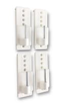 nodeko Gardinenhaken Scheibenhalter Set 4 Stk. Verstellbar Selbstklebend Bild 2