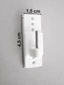 nodeko Gardinenhaken Scheibenhalter Set 4 Stk. Verstellbar Selbstklebend Bild 4