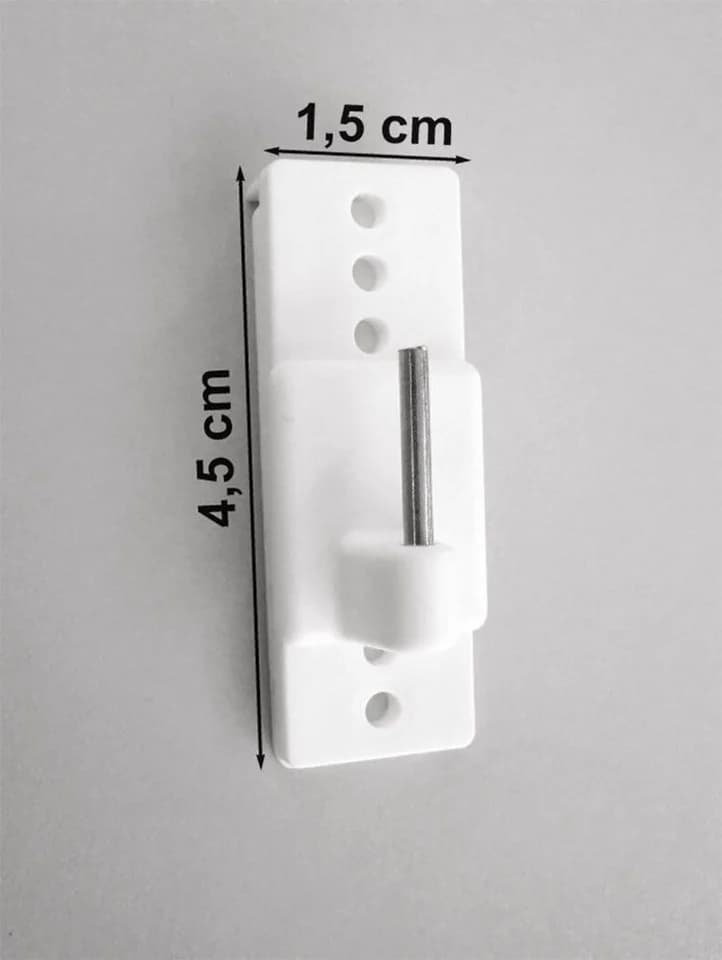 nodeko Gardinenhaken Scheibenhalter Set 4 Stk. Verstellbar Selbstklebend - Bild 4