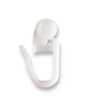 nodeko Gardinenröllchen 100er Pack Ø 8 mm halbrund für Innenlaufschienen Bild 2