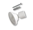 nodeko Schrägwandhalter Weiß Adapter für Stangen Ø 20 mm Bild 2