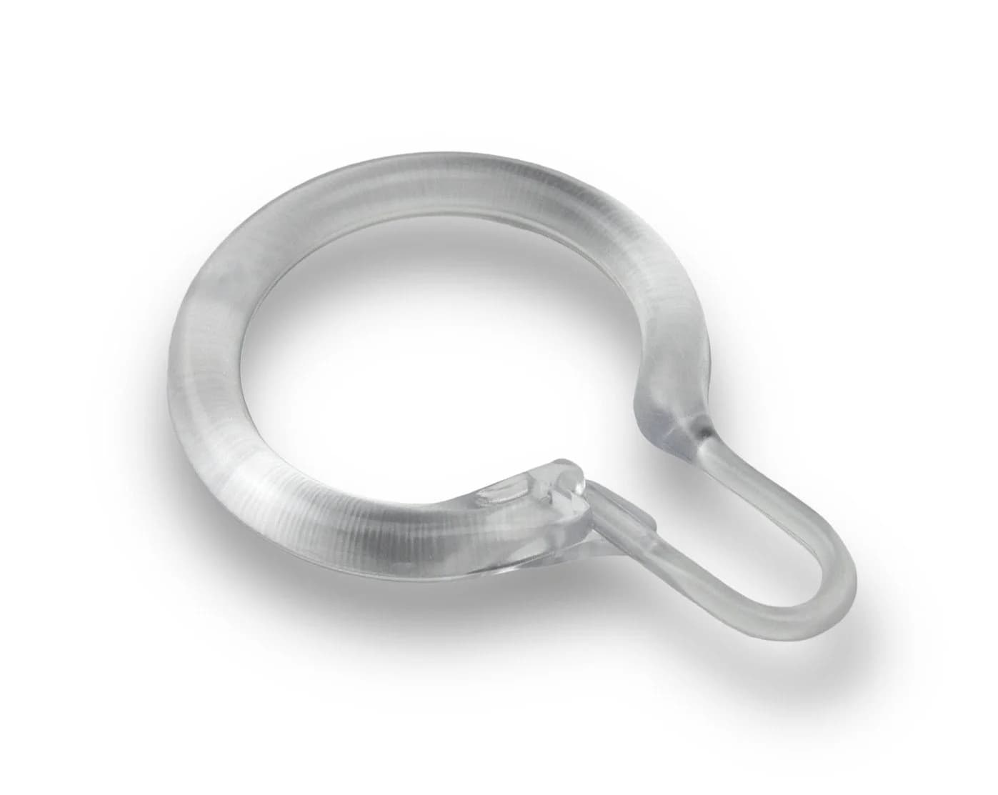 nodeko Duschvorhangringe 12er Pack Transparent 35mm Innendurchmesser - Bild 3