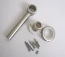 nodeko Gardinenstangenhalter 20 mm Edelstahlfarben Wandhalterung Bild 1