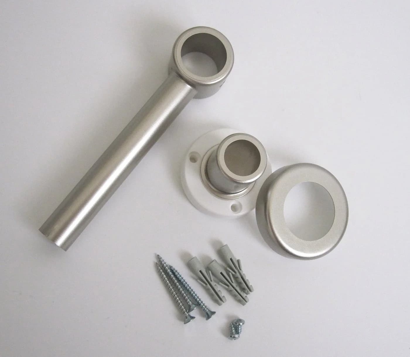 nodeko Gardinenstangenhalter 20 mm Edelstahlfarben Wandhalterung