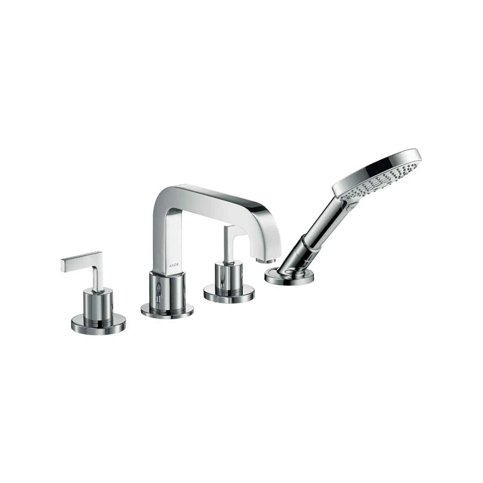 hansgrohe Axor Citterio 4-Loch-Wannenrandarmatur Chrom