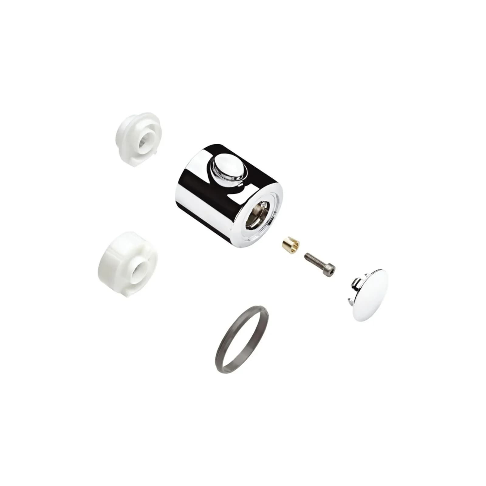 Hansgrohe Thermostatgriff Ecotat 1001 SL steel