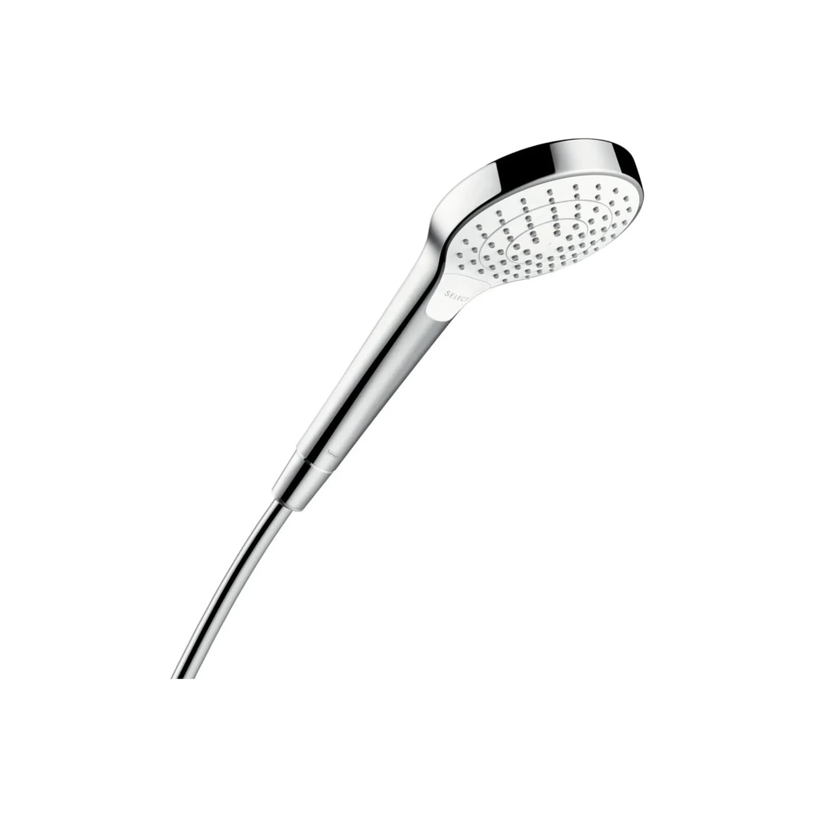 Hansgrohe Croma Select S Handbrause 3 Strahlarten Weiß-Chrom