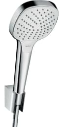 Hansgrohe Croma Select E Vario Wannenset 26425400 Weiss-Chrom 125 cm Schlauch Isiflex Bild 2