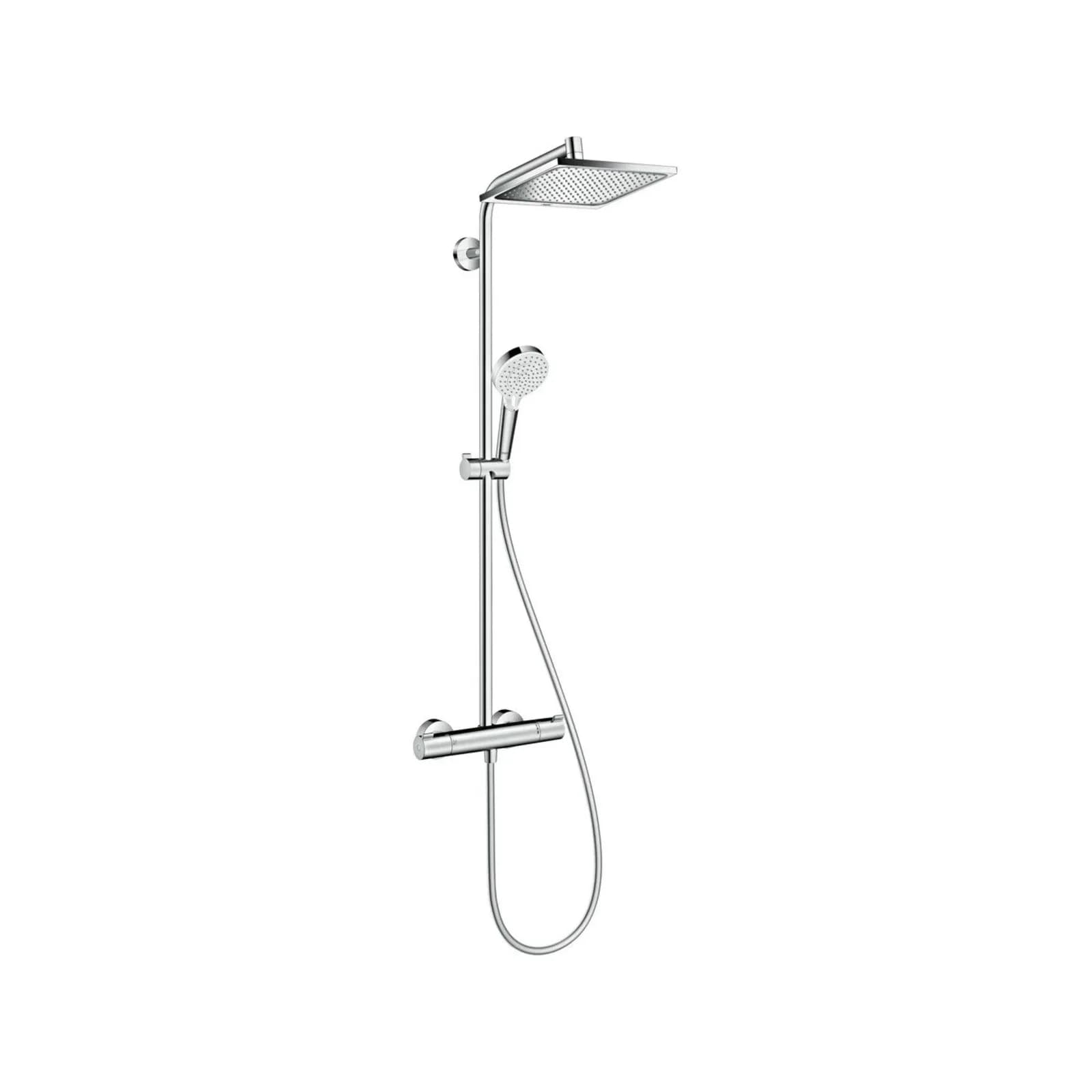 Hansgrohe Crometta E Duschsystem mit Thermostat Chrom