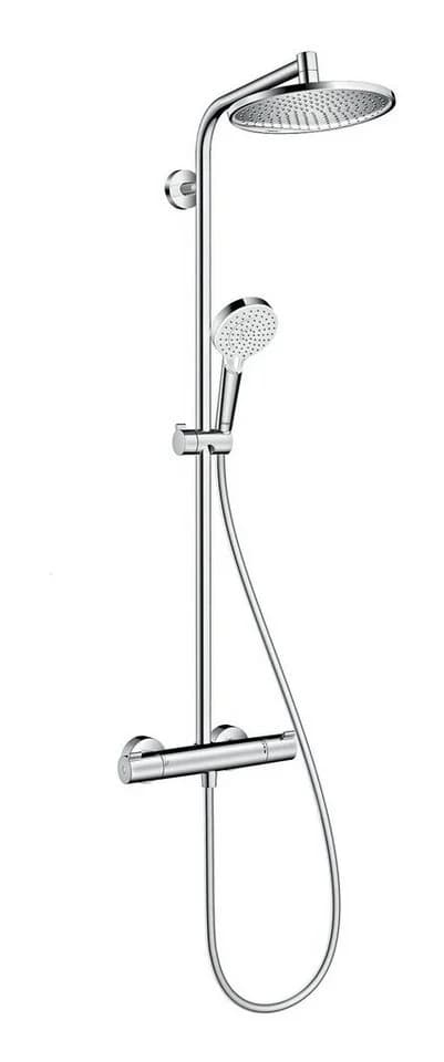 Hansgrohe Crometta S Showerpipe 240 1jet mit Thermostat - Chrom - Bild 2