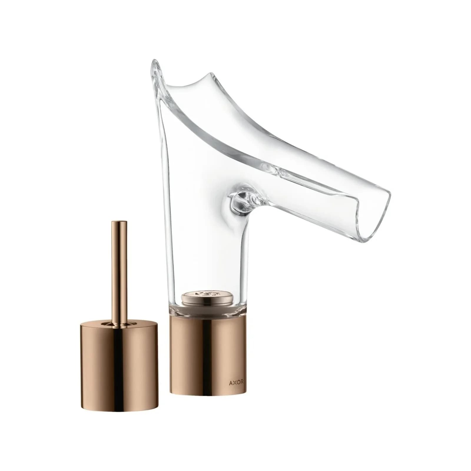Hansgrohe 2-Loch Waschtischmischer Axor Starck V Polished Red Gold