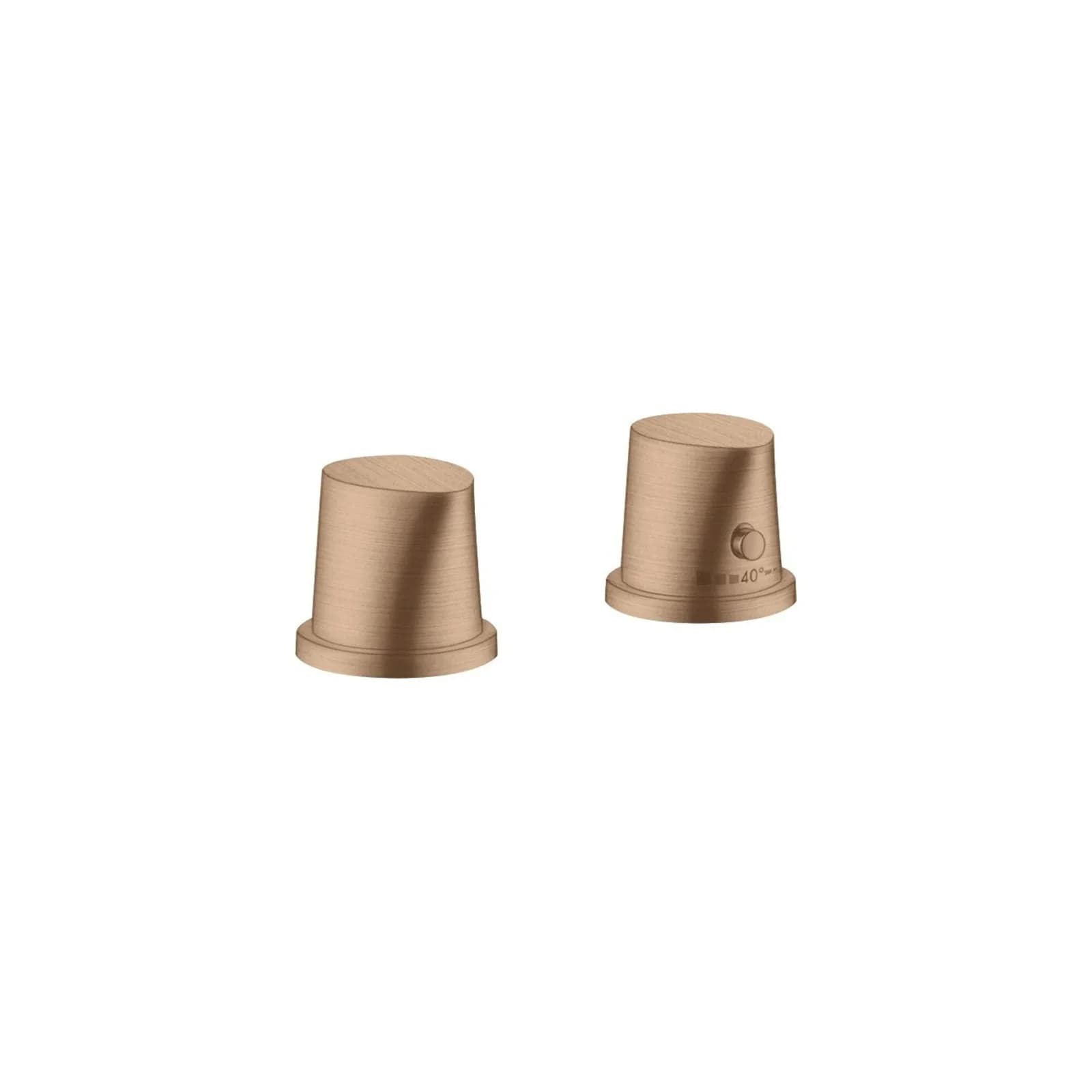 Hansgrohe 2-Loch Thermostat Axor Starck Organic 12422310