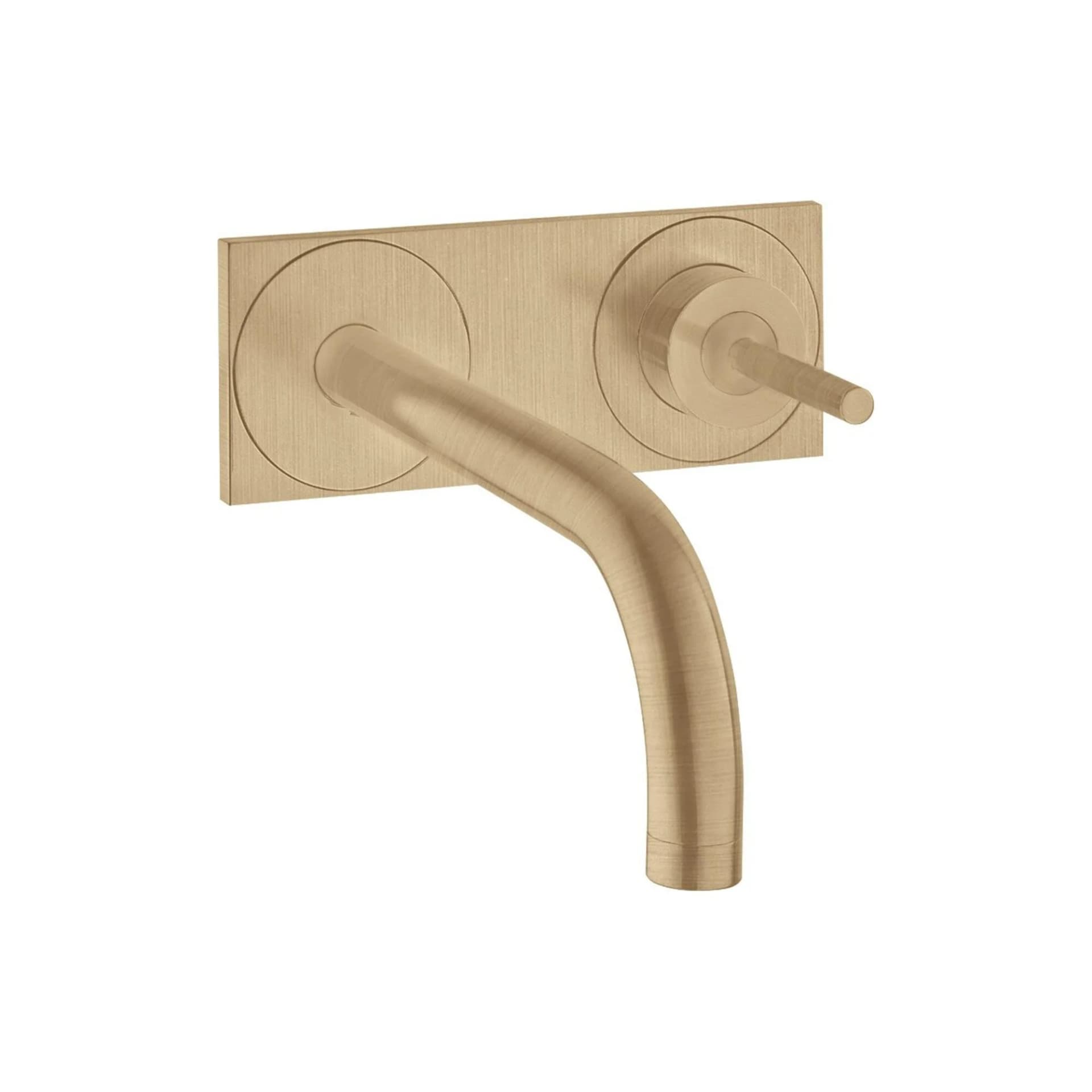 hansgrohe Axor Uno Unterputz-Waschtischarmatur Pin-Griff Brushed Bronze