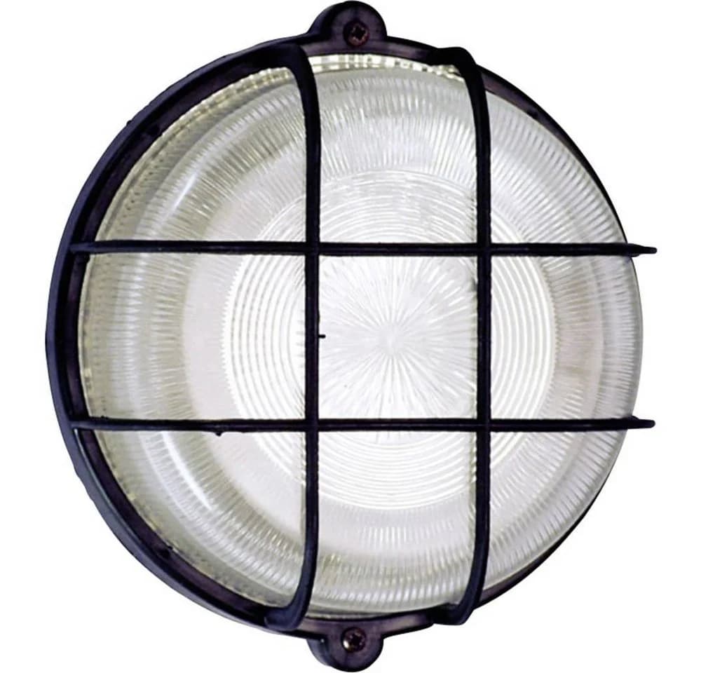 AS Schwabe Feuchtraumleuchte LED E27 100W Schwarz
