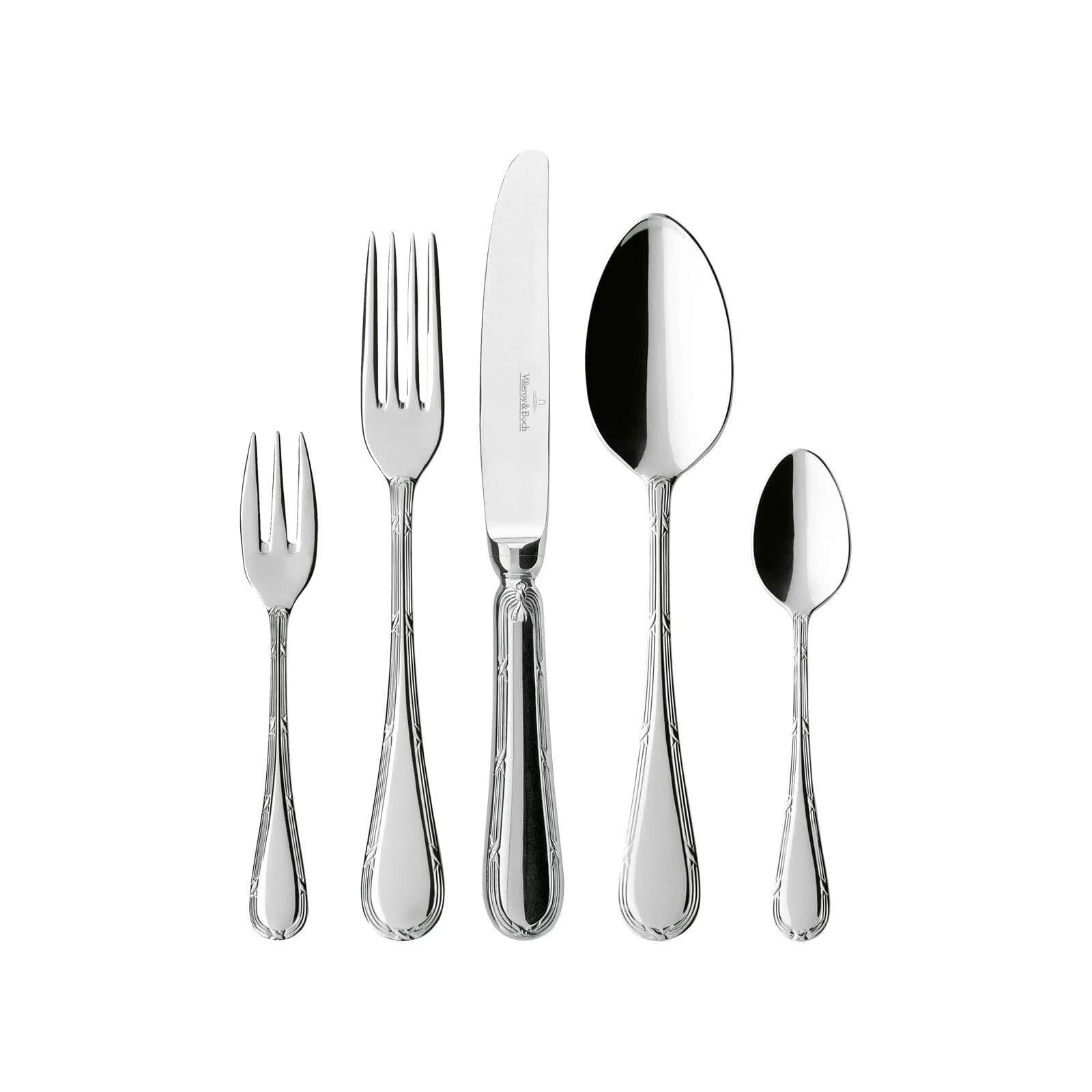 Villeroy & Boch Tafelbesteck Kreuzband Septfontaines 30-tlg. Set Silber