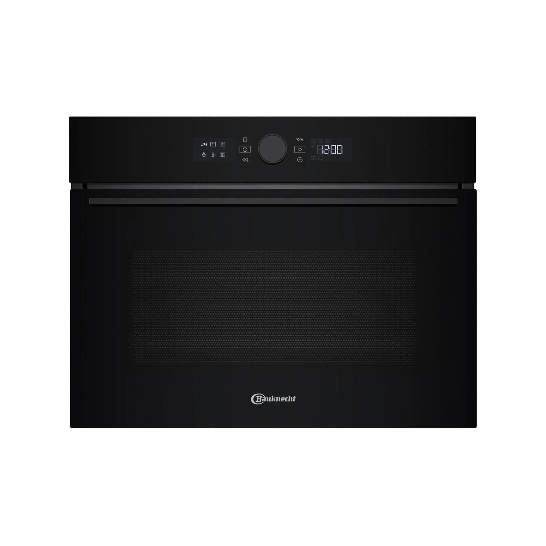 BAUKNECHT Backofen mit Mikrowelle BCW56HMSK Schwarz SoftClose-Tür Dynamic Steam