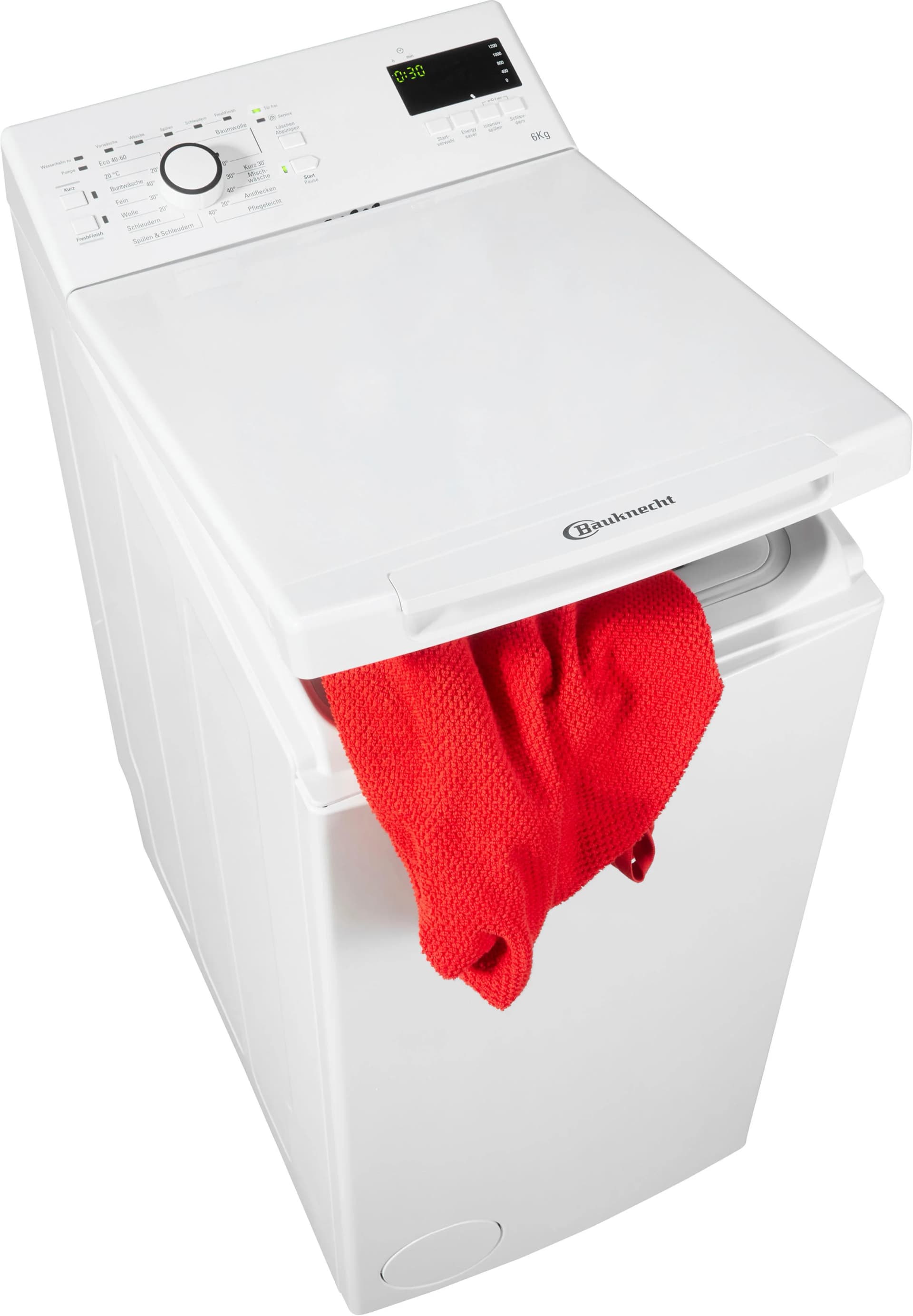 Bauknecht Waschmaschine Toplader WAT Smart Eco 12C Weiß 6 kg
