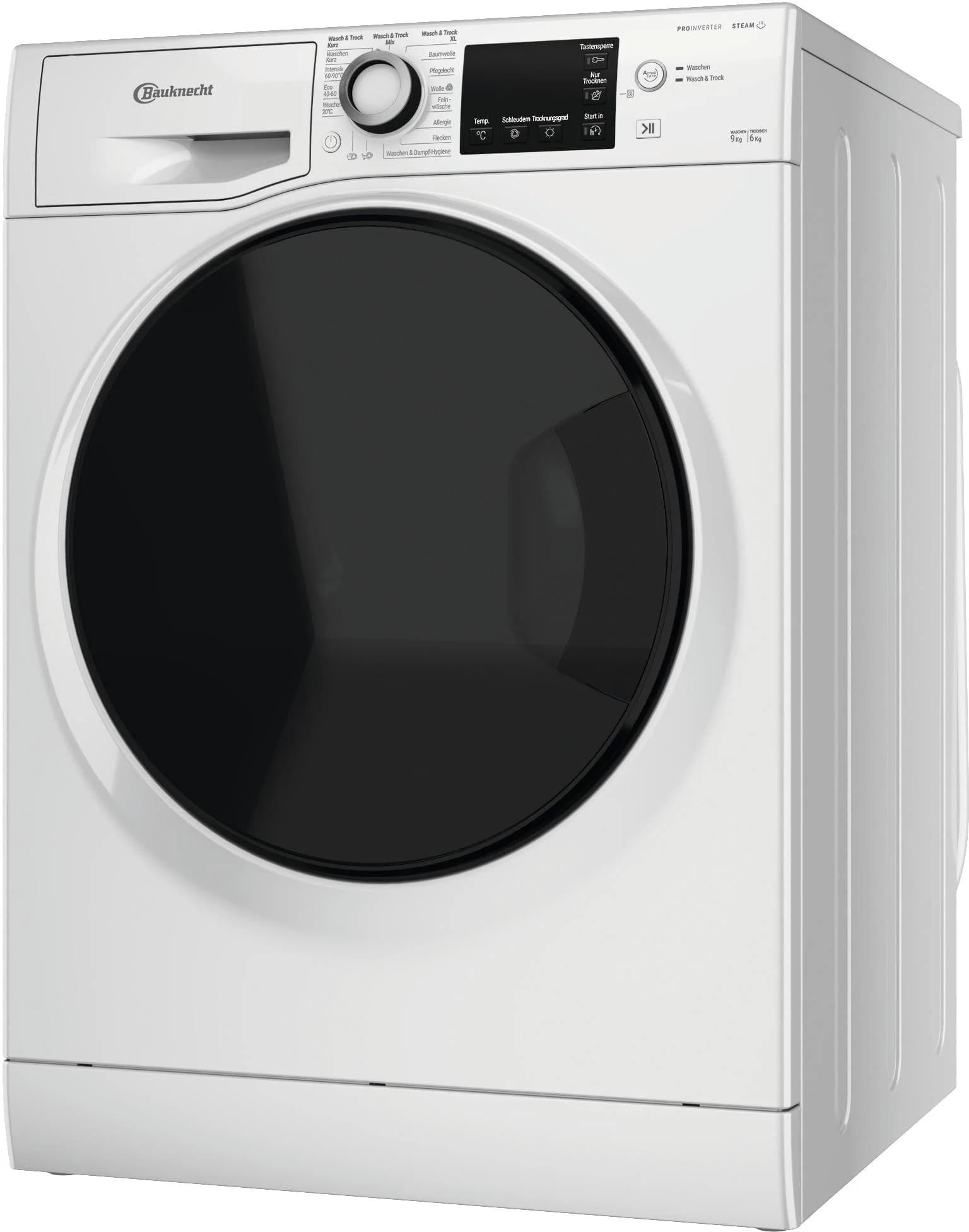 Bauknecht Waschtrockner WT Super Eco 96S 41 N Weiß