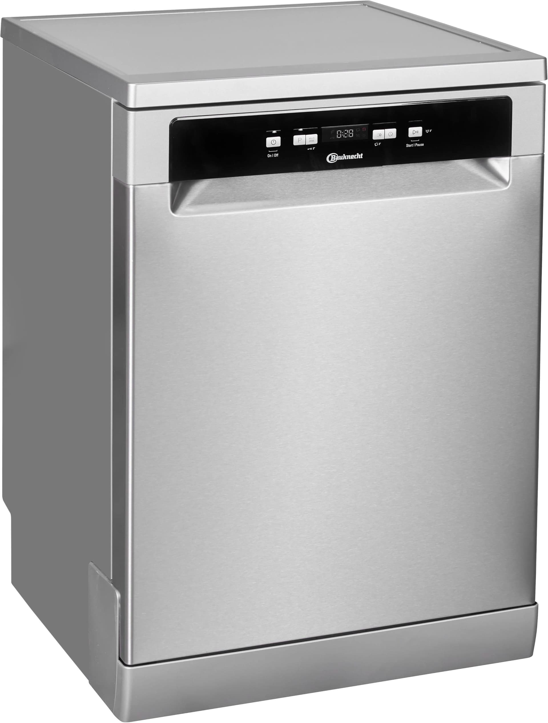 BAUKNECHT Standgeschirrspüler OBFC Ecosilent 8650 Silber Energieeffizienz B