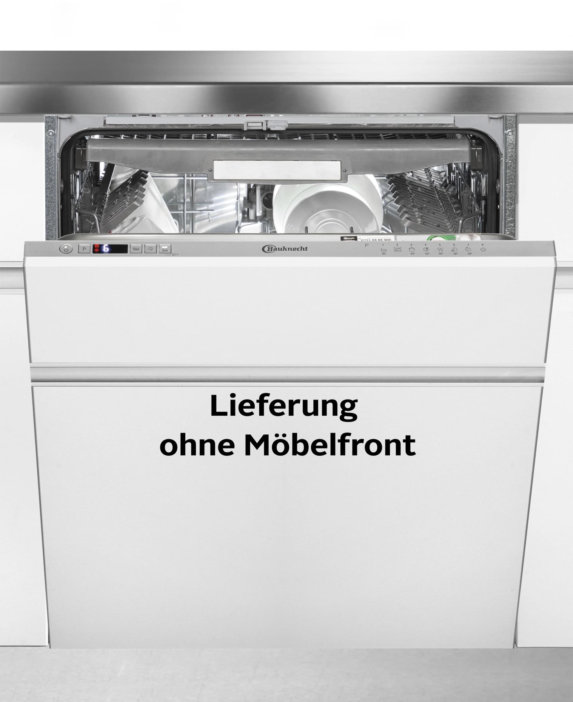 BAUKNECHT Geschirrspüler B0I D551A S Silber Vollintegrierbar ActiveDry