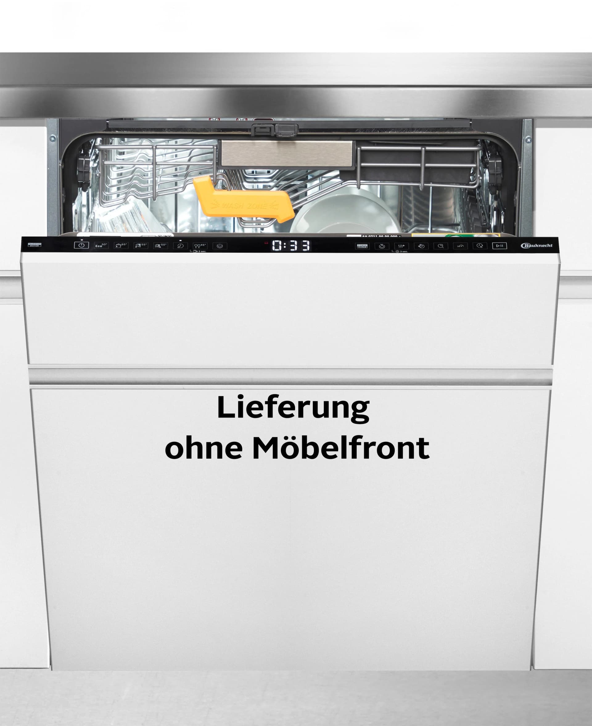 BAUKNECHT Geschirrspüler OBIC Ecospace 8650 Silber